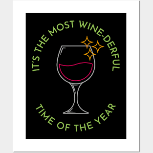 It's the most wine-derful time of the year Posters and Art